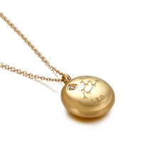 Titanium Steel 18K Gold Plated Plating Constellation Necklace sku image 9