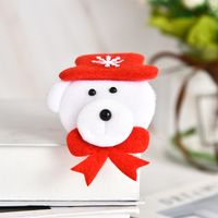 Christmas Santa Claus Bear Flannel Patting Circle Wholesale Nihaojewelry sku image 10