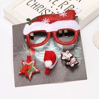 Christmas Glasses Hairpin Decorations Wholesale Nihaojewelry main image 5