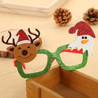 Christmas Sequined Plastic Glasses Frame Wholesale Nihaojewelry main image 4