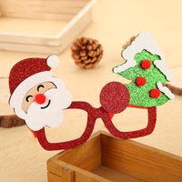 Christmas Sequined Plastic Glasses Frame Wholesale Nihaojewelry main image 5