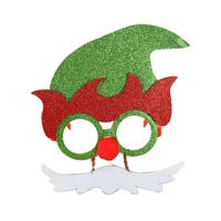 Christmas Sequined Plastic Glasses Frame Wholesale Nihaojewelry main image 6