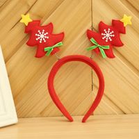 Factory Wholesale Christmas Decoration Supplies Party Props Christmas Head Band Spring Double-headed Buckle Hair Accessories Holiday Gift main image 6