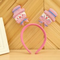 Factory Wholesale Christmas Decoration Supplies Party Props Christmas Head Band Spring Double-headed Buckle Hair Accessories Holiday Gift main image 4