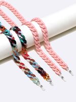 Fashion Vintage Acrylic Pink Mixed Color 2 Piece Glasses Chain Wholesale Nihaojewelry main image 4