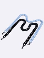 Simple Fashion Chain Acrylic Black Blue 2 Piece Glasses String Wholesale Nihaojewelry main image 3