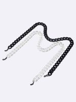 Simple Fashion 2 Piece Acrylic Black Transparent Glasses Chain Wholesale Nihaojewelry main image 4