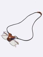 Imitation Lunettes De Vache Corde Halter De Soleil Stockage Corde Lunettes Chaîne Lunettes De Soleil Cordon Coréenne Style Portable Lanière main image 1