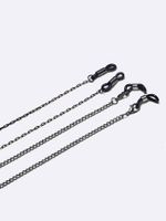 Simple Two-piece Black Hollow Chain Glasses Chain Wholesale Nihaojewelry main image 1