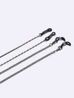 Simple Two-piece Black Hollow Chain Glasses Chain Wholesale Nihaojewelry main image 2