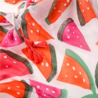 Fashion Clashing Color Watermelon Sunscreen Shawl Wholesale Nihaojewelry main image 5