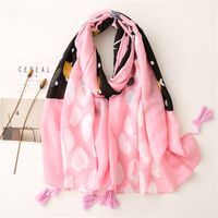 Korean Pink Cat Sunscreen Beach Silk Scarf Wholesale Nihaojewelry main image 2