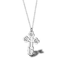 Wholesale Jewelry Hollow Cross Pendant Stainless Steel Necklace Nihaojewelry main image 6