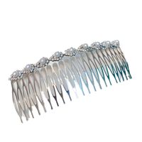 Fashion Diamond-studded Pearl Bow Hair Comb Wholesale Nihaojewelry main image 3