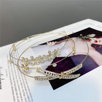 Fashion Three-dimensional Decorative Metal Thin Headband Wholesale Nihaojewelry main image 6