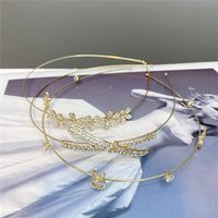 Fashion Three-dimensional Decorative Metal Thin Headband Wholesale Nihaojewelry main image 5