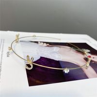 Fashion Three-dimensional Decorative Metal Thin Headband Wholesale Nihaojewelry main image 4