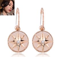 Fashion Stars Alloy Diamond Earrings Wholesale Nihaojewelry main image 3