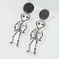 Halloween Skeleton Man Earrings Wholesale Nihaojewelry main image 4