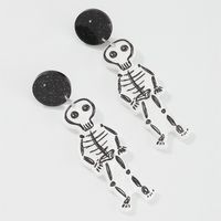 Halloween Skeleton Man Earrings Wholesale Nihaojewelry main image 5