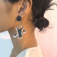 Halloween Resin Skull Earrings Wholesale Nihaojewelry main image 1