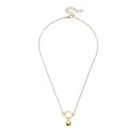 Wholesale Jewelry Heart Pendant O-shaped Buckle Necklace Nihaojewelry main image 6
