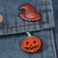 Halloween Skull Dice Ghost Pumpkin Brooch Set Wholesale Nihaojewelry main image 4