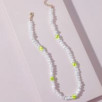 Fashion Dice Imitation Pearl Beaded Necklace Wholesale Nihaojewelry main image 1