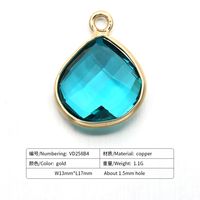 Einfacher Herzförmiger Eingelegter Großer Glashalskettenanhänger Großhandel Nihaojewelry sku image 5