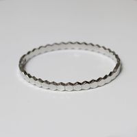 Fashion Hexagon Three-color Titanium Steel Plated 18k Gold Bracelet Wholesale Nihaojewelry sku image 1