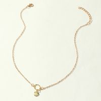 Wholesale Jewelry Heart Pendant O-shaped Buckle Necklace Nihaojewelry sku image 1