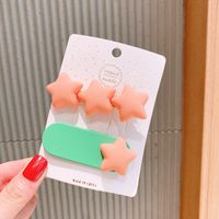 Korean Cute Children's Love Color Matching Bb Clip sku image 7