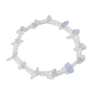 Simple Single Layer Color Irregular Rough Stone Anklet sku image 6