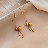 التيتانيوم الصلب القرع قلادة الأزياء الترقوة سلسلة قلادة الجملة مجوهرات Nihaojewelry main image 1