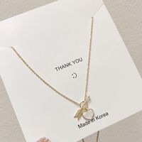 One Arrow Through The Heart Pendant Korean Style Necklace Wholesale Jewelry Nihaojewelry main image 5