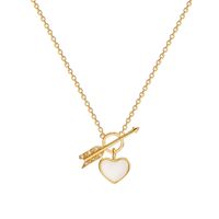 One Arrow Through The Heart Pendant Korean Style Necklace Wholesale Jewelry Nihaojewelry main image 6