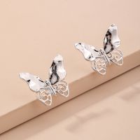 Fashion Metal Hollow Butterfly Earrings Wholesale Nihaojewelry main image 1