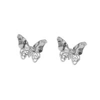 Boucles D&#39;oreilles Papillon Creuses En Métal De Mode En Gros Nihaojewelry main image 6