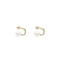 Fashion Small U-shaped Pearl Rear Hanging Ear Clip Wholesale Nihaojewelry main image 6