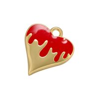 Color Drop Oil Heart-shaped Pendant Accessories Wholesale Nihaojewelry main image 5