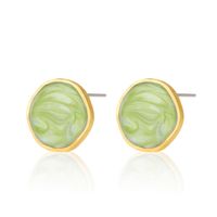Retro Simple Oil Drop Glossy Multi-color Earrings Wholesale Nihaojewelry main image 6