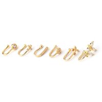 Nose Rings & Studs Fashion Butterfly Copper Plating main image 6