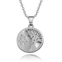 Stainless Steel Hollow Tree Of Life Pendant Wholesale Nihaojewelry main image 4