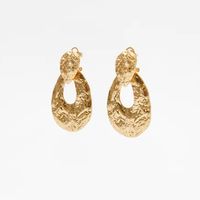 Boucles D&#39;oreilles Irrégulières En Forme De Goutte D&#39;eau Rétro En Gros Nihaojewelry main image 4