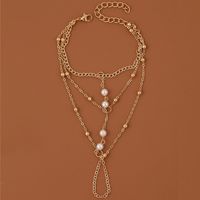 Pearl Splicing Finger Chain Multi-layer Bracelet Wholesale Nihaojewelry main image 4