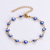 Ethnic Style Devil's Eye 304 Stainless Steel 18K Gold Plated No Inlaid Bracelets In Bulk main image 2