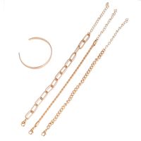 Hollow Twist Chain Tassel Bracelet Four-piece Set Wholesale Nihaojewelry main image 6