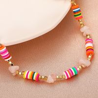 Creative Clay Gravel Stitching Colorful Necklace Bracelet Wholesale Nihaojewelry main image 3