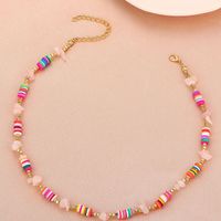 Creative Clay Gravel Stitching Colorful Necklace Bracelet Wholesale Nihaojewelry main image 4