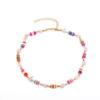 Creative Clay Gravel Stitching Colorful Necklace Bracelet Wholesale Nihaojewelry main image 6